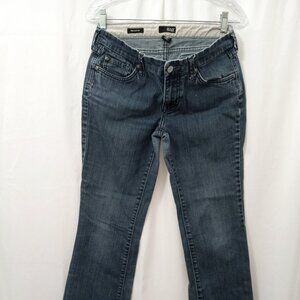 Womens Jeans Size 6 a.n.a Boot Cut Slim Fit Blue Denim Medium Wash 32x31